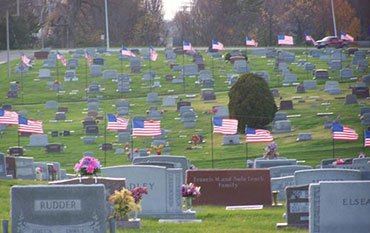 cemetary flags
